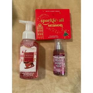 BBW Set Twisted Peppermint & Fragrances